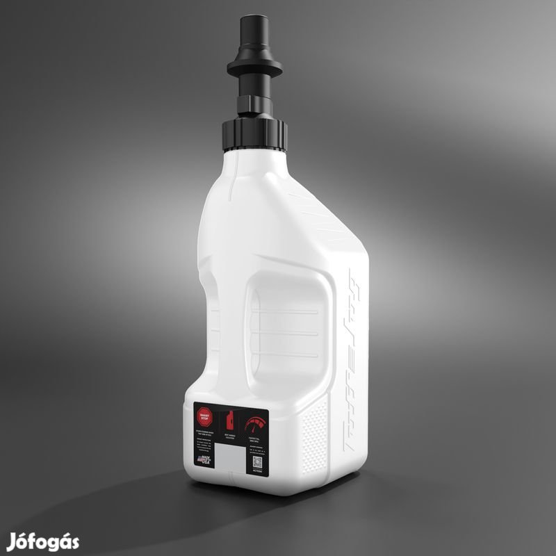 TUFF JUG 2,5G/10L fehér Tuff Jug fekete Ripper kupakkal G3