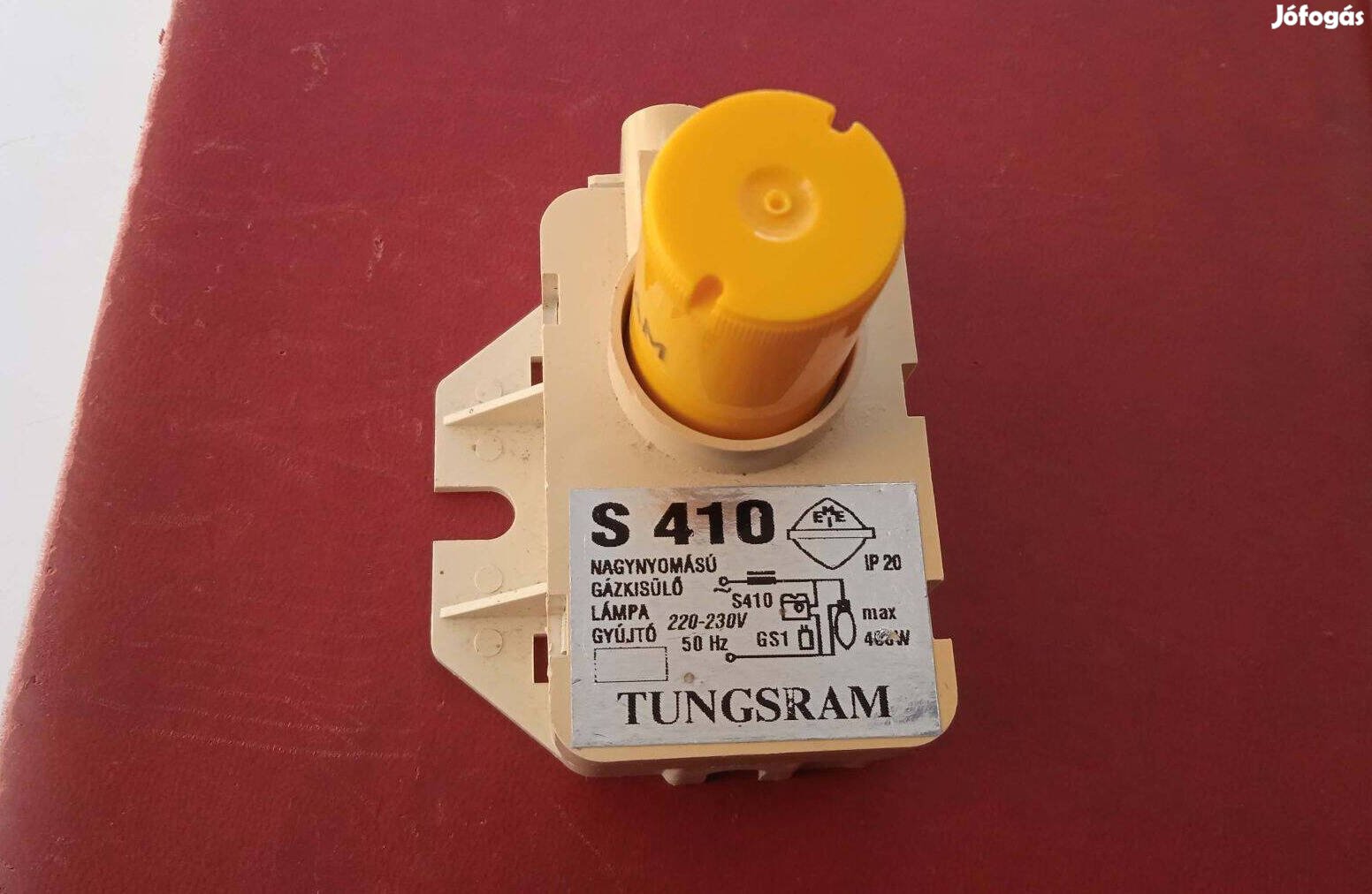 TUNGSRAM S 410-es gyújtó patron foglalattal együtt , új