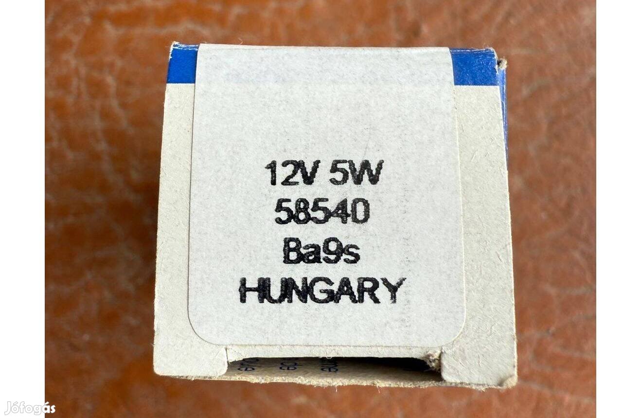 TUNGSRAM halogén izzó 12V 5W Ba9s