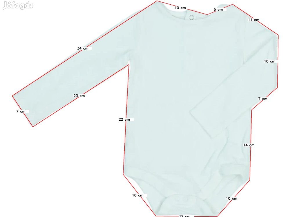 TU Használt (újszerű) Lány Hosszú ujjú body (Méret: 86)