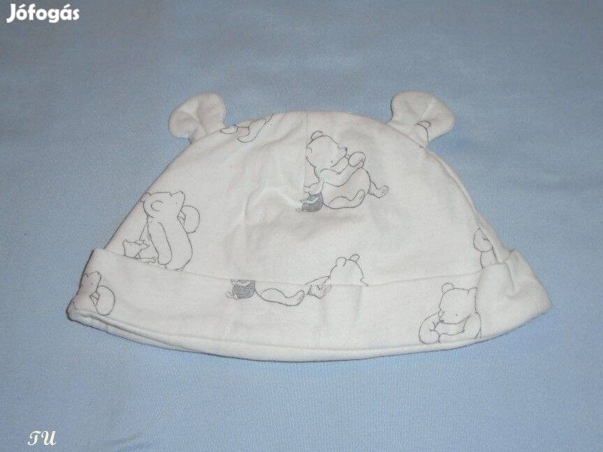 TU Micimackó mintás pamut sapka 9-12 hó méret 74 80