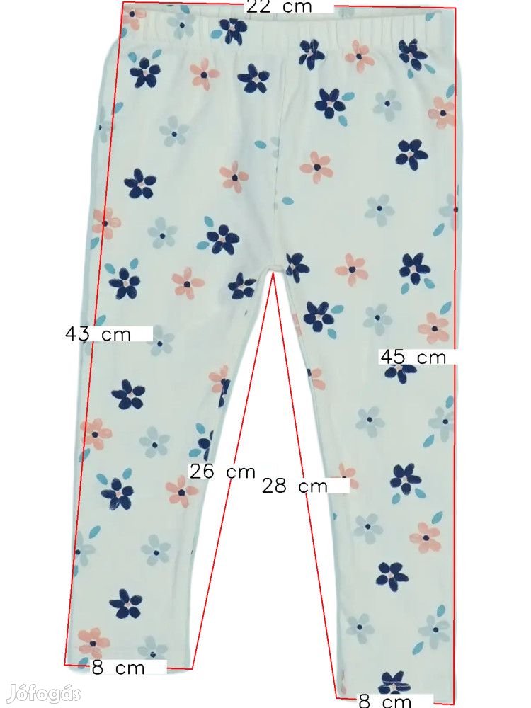 TU Új (címkés) Lány Leggings (Méret: 92)