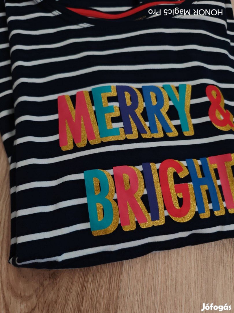 TU csíkos pamut női pamut felső