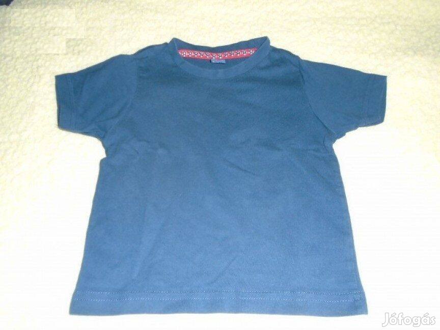 TU kék színű póló 9-12 hó (méret 74 / 80)