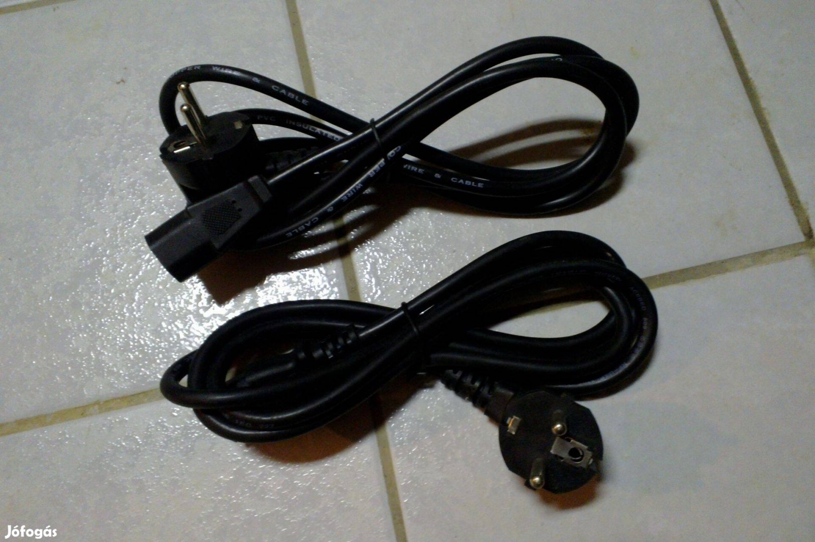 TV PC televízió számítógép hálózati kábel vezeték tápkábel