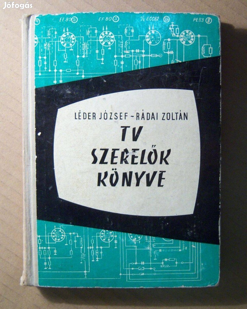 TV Szerelők Könyve (Léder-Rádai) 1962 (mellékletekkel) 10kép+tartalom