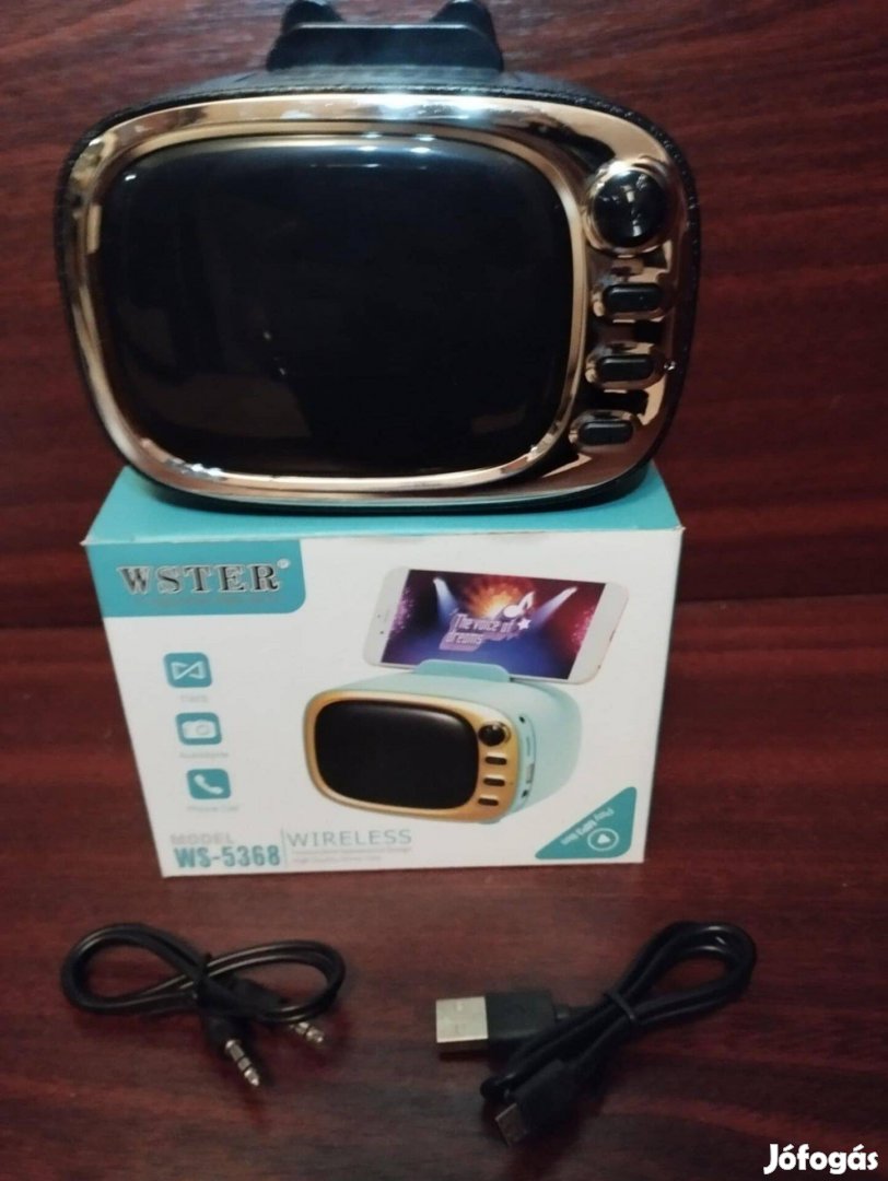 TV alakú bluetooth hangszóró