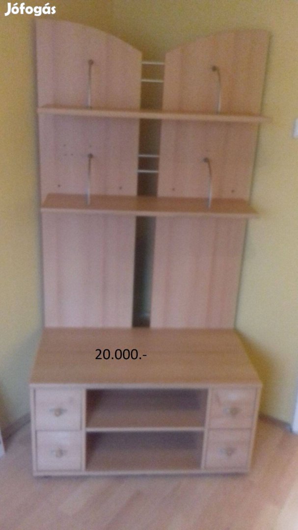 TV állvány, polcos szekrény