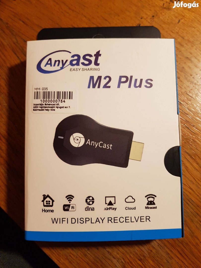 TV okosító eszköz - Anycast M2 Plus wifivel és Miracasttal (új)