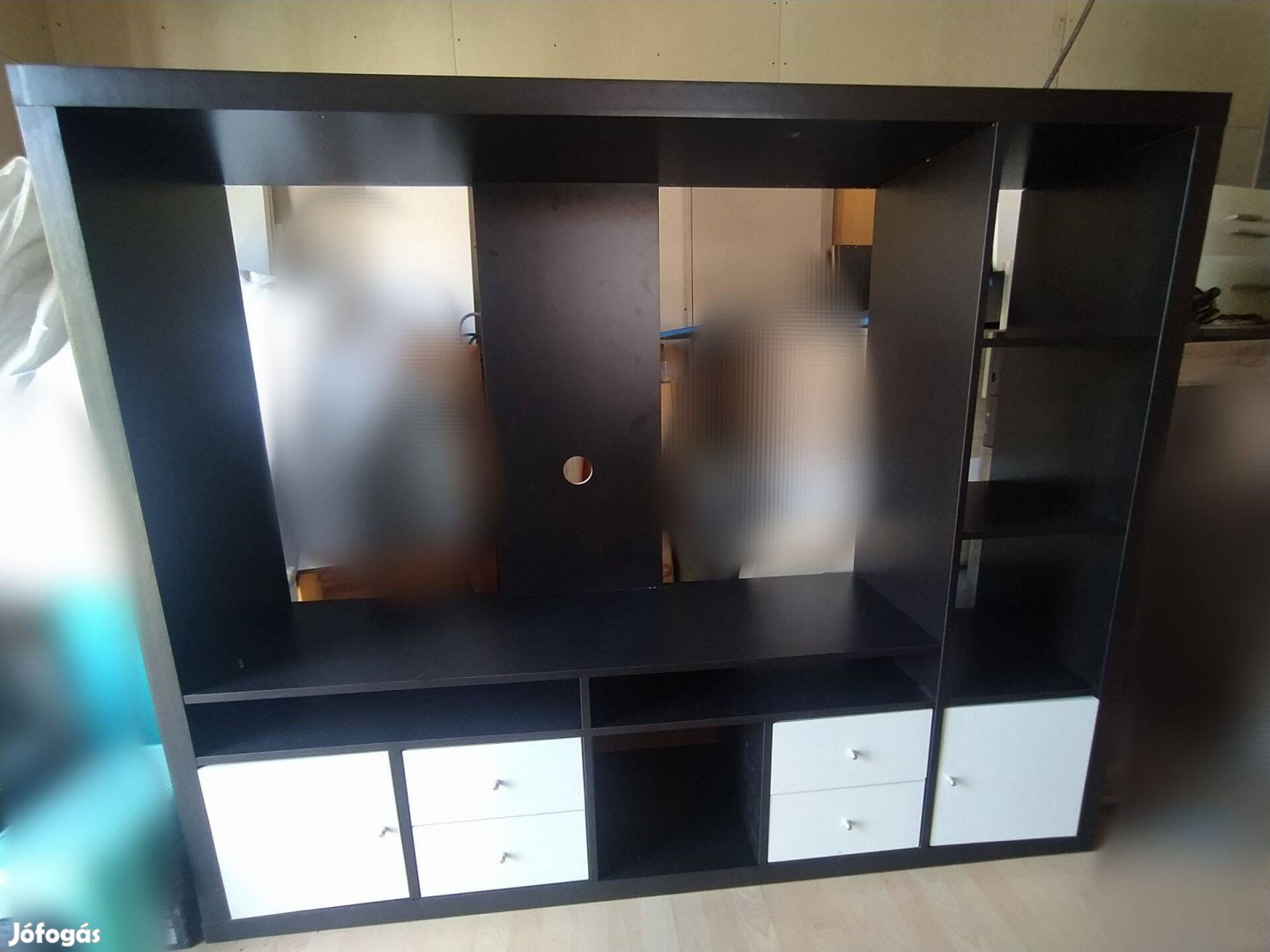 TV szekrény állvány nappali bútor IKEA Lappland max 135 cm TV-hez
