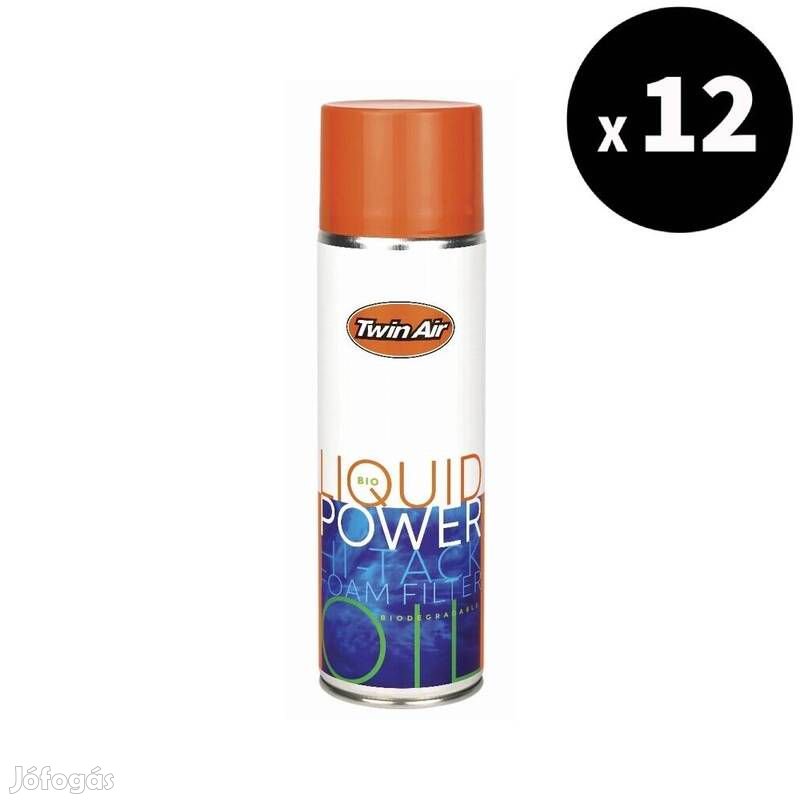 TWIN AIR Bio Liquid Power habszűrő olaj - 500 ml x12
