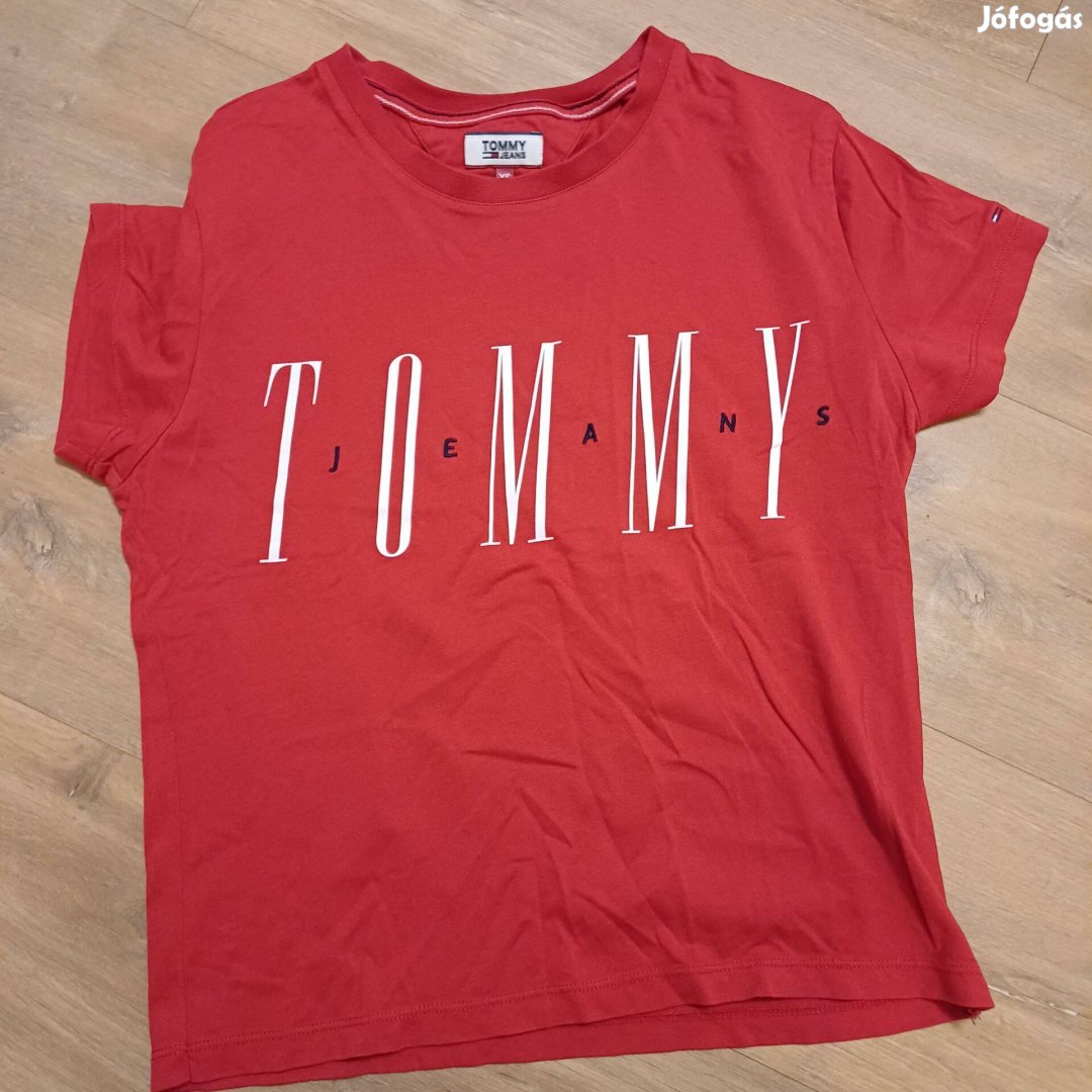 T.Hilfiger piros női póló XS