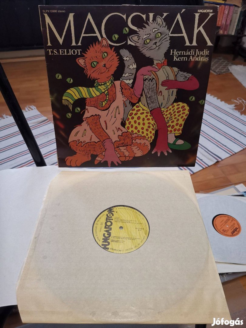 T.S. Eliot Hernádi Judit - Kern András - Macskák - LP