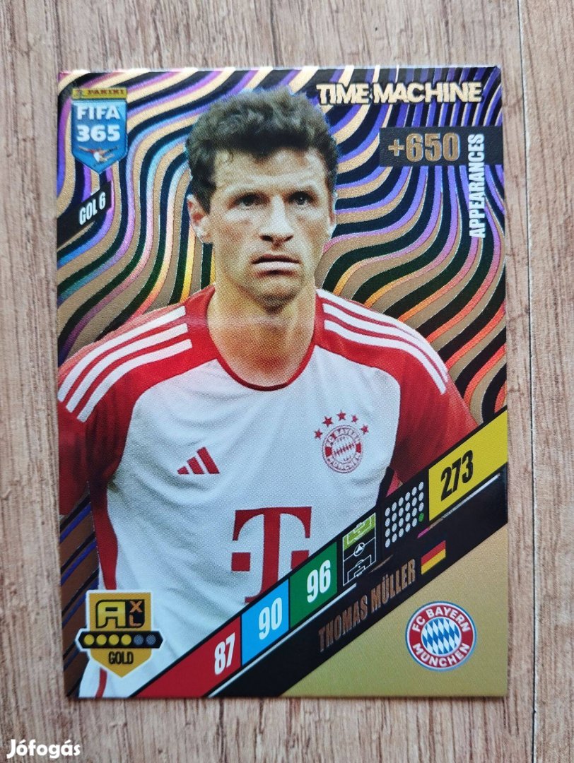 T. Müller (Bayern München) FIFA 365 2024 GOLD Time Machine focis kárty