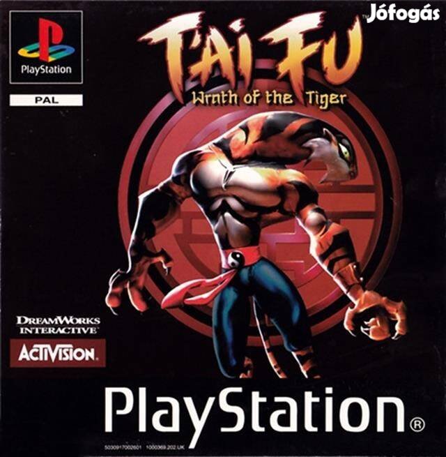 T'ai Fu Wrath of the Tiger, Mint eredeti Playstation 1 játék