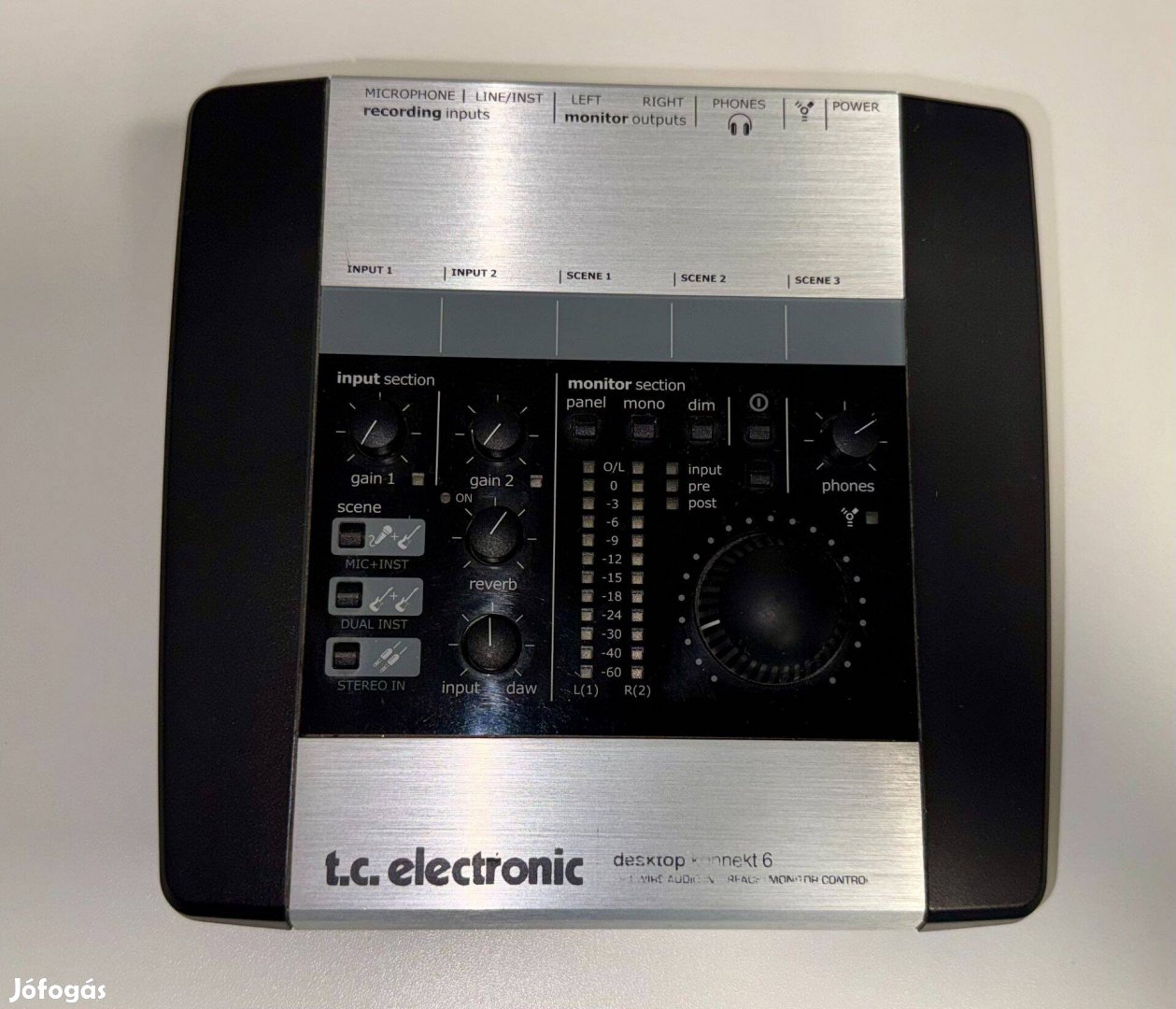 T.c. electronic desktop konnekt 6 Firewire audio interfész