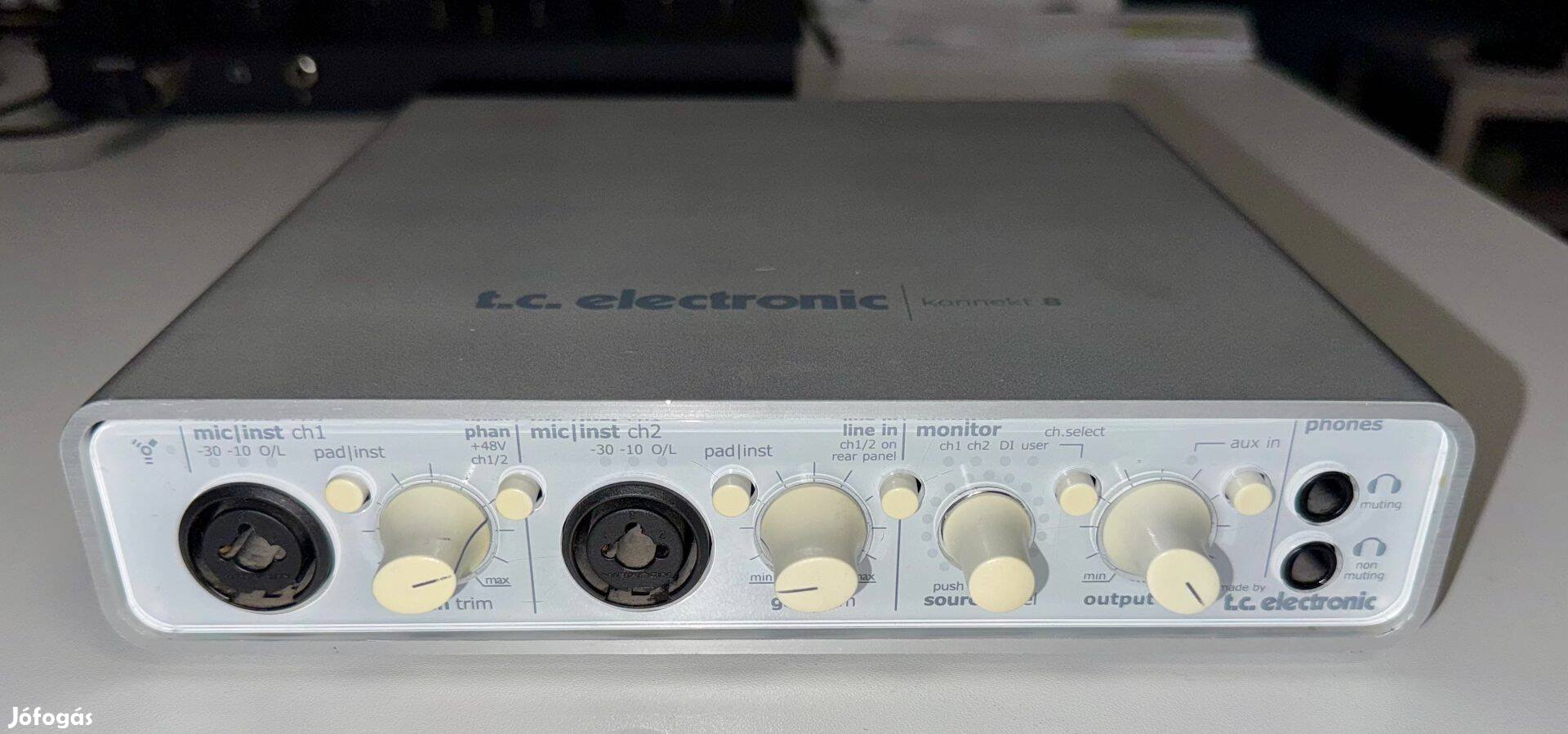 T.c. electronic konnekt 8 professzionális Firewire audio