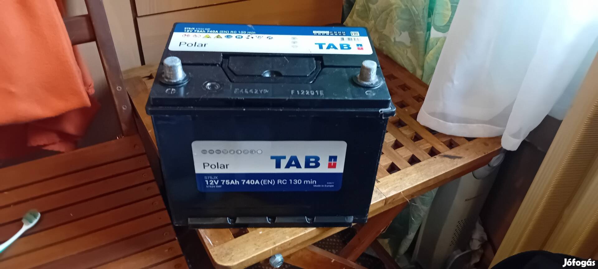 Tab Polar 12V 75Ah Akkumulátor Japán