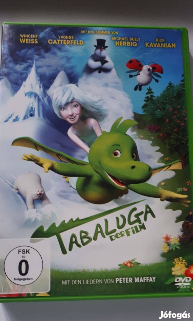 Tabaluga német nyelvű DVD (posta 510 Ft)