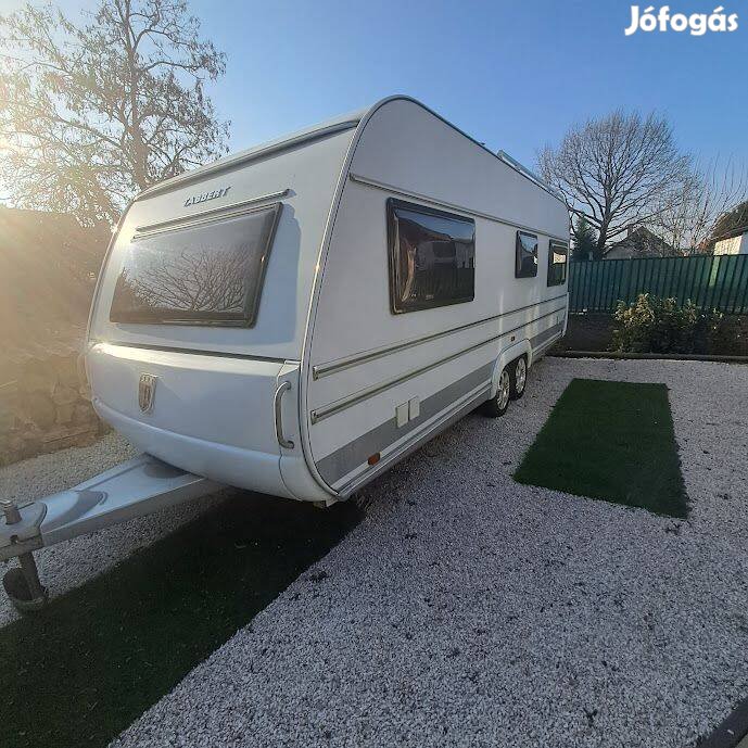 Tabbert 590 lakókocsi Klíma Nagyhűtő Rendszám Vizsga