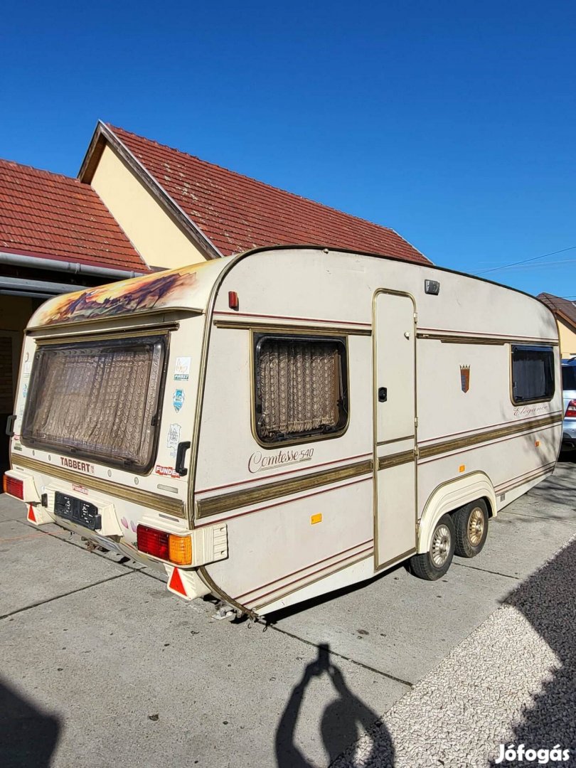 Tabbert 85 évj 4.személy részére beázás mentesen telepítésre eladó 