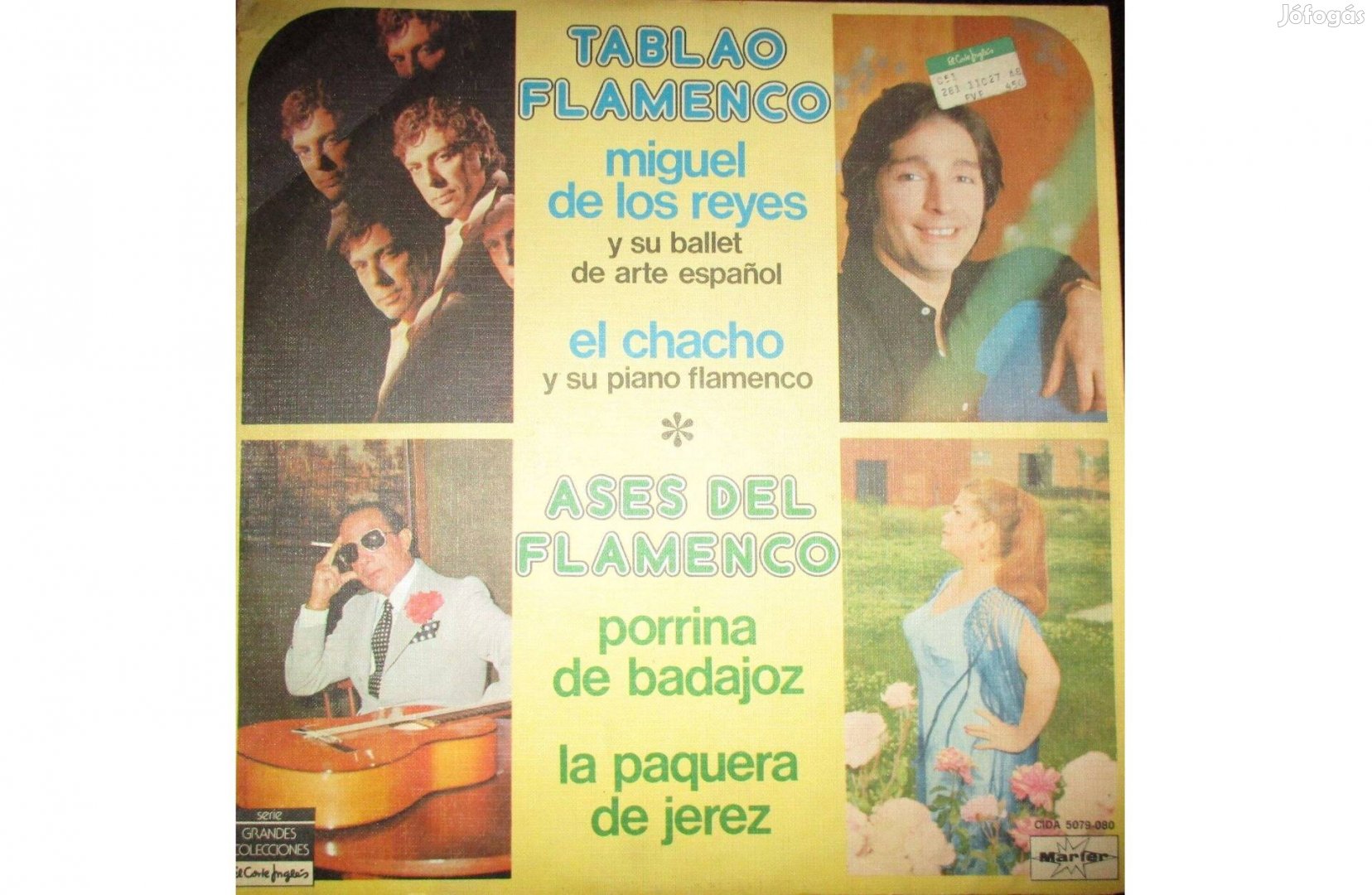 Tablao Flamenco dupla bakelit hanglemez eladó