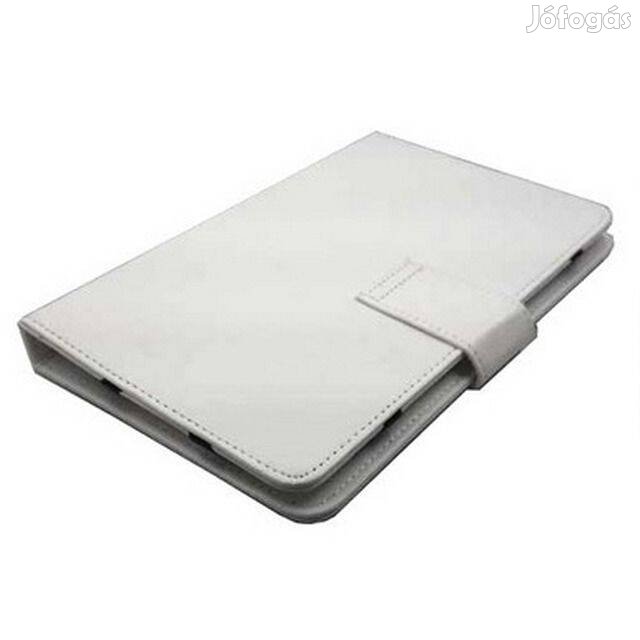 Tablet e-book Mac ipad Tartó Műbőr Tok 7" Fehér _