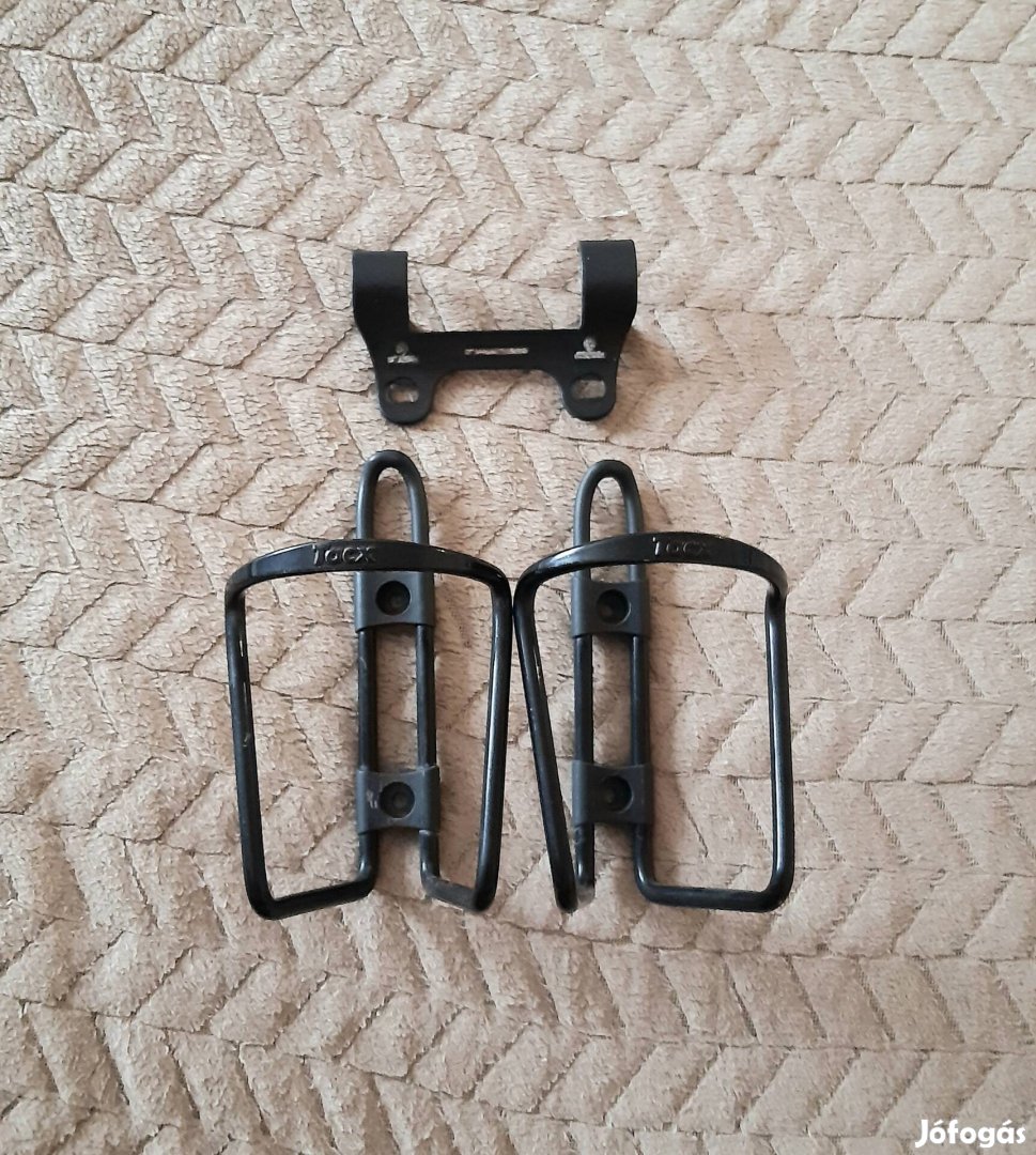 Tacx alu kulacstartó párban, pumpatartóval. Újszerű! Ár/pár!