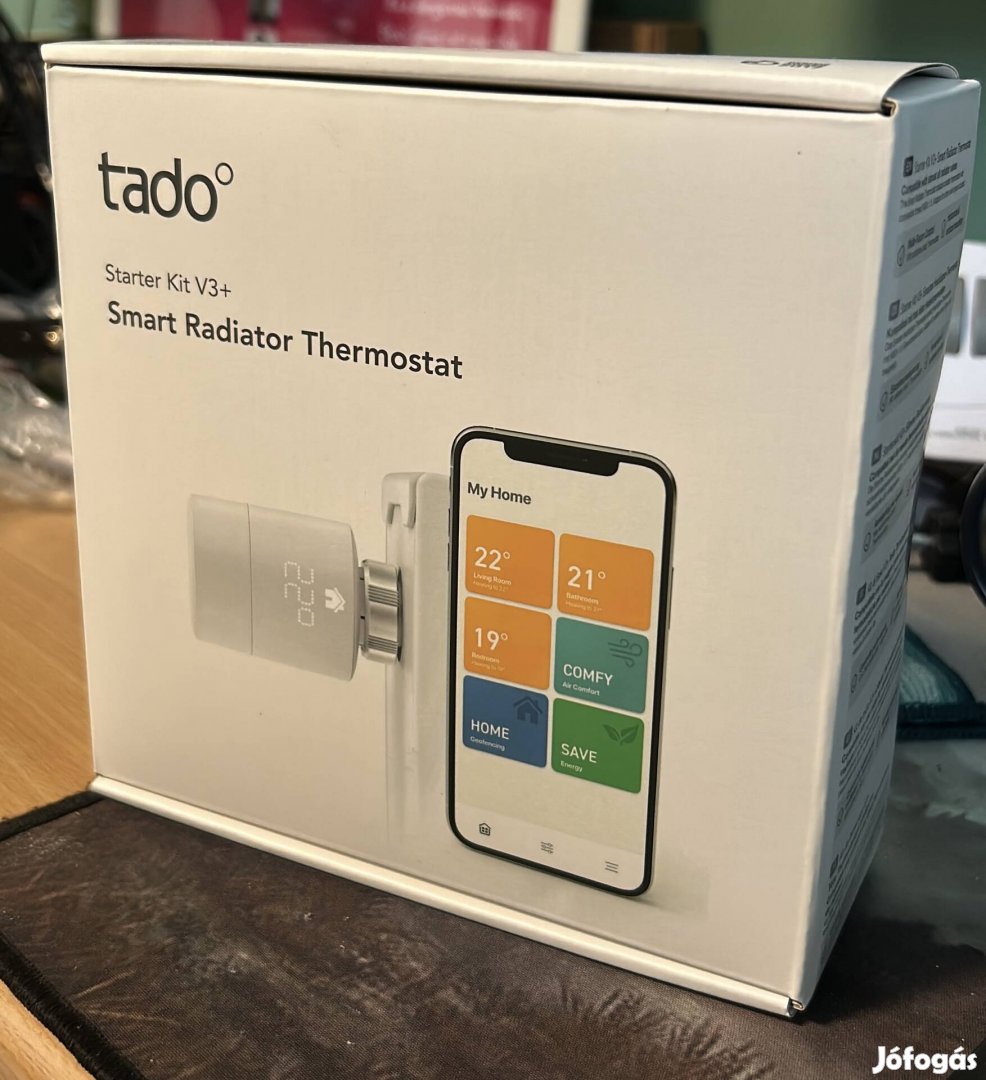 Tado V3+ Smart Thermostat Starter kit (Okos radiátor termofej szett)