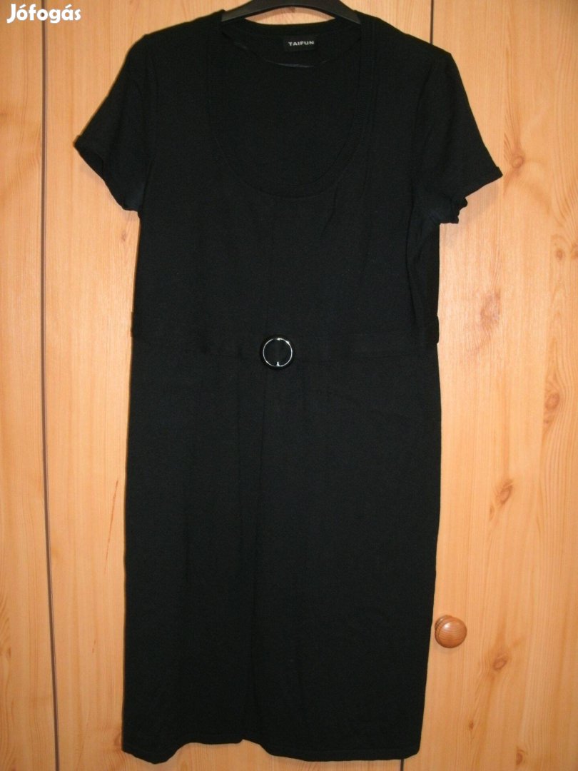 Taifun 42-es fekete női ruha. Mellbősége:100 cm, hossza:98 cm