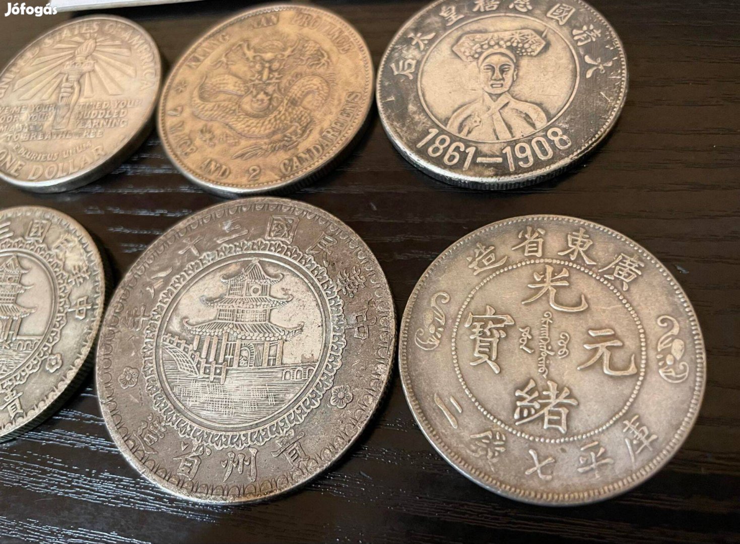 Taiwani Piacos Találat Gyönyörű Érmék Nem Ezüst,De Nehéz Szép Darabok!