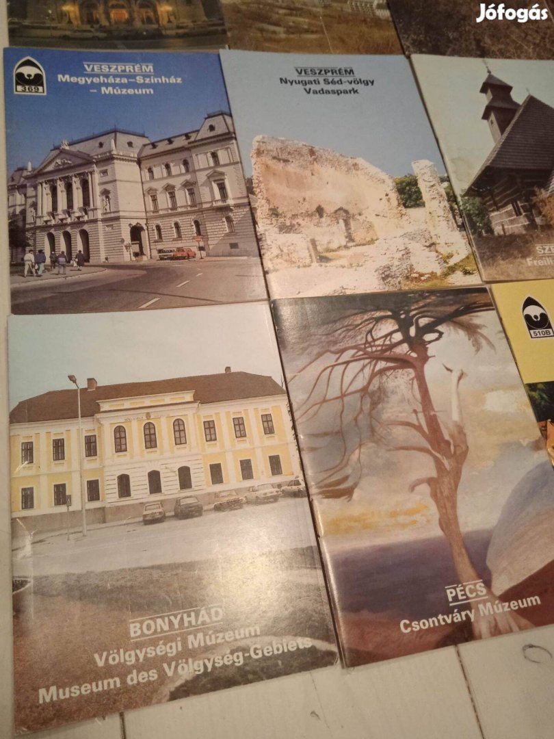 Tájak-Korok-Múzeumok Kiskönyvtára kiadványok