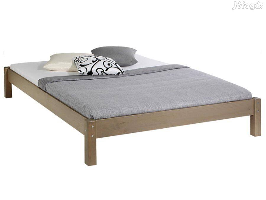 Tajfun 140 x 190 fenyő futon ágykeret (barnás szürke) 71054