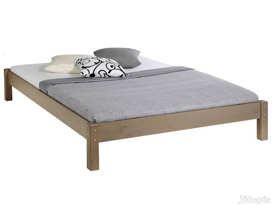 Tajfun 140 x 190 fenyő futon ágykeret (barnás szürke) 71054