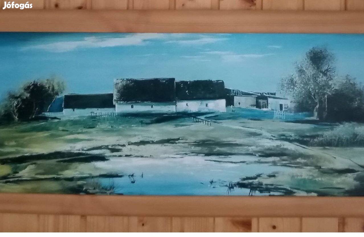 Tájkép 107 x 42 cm eladó!