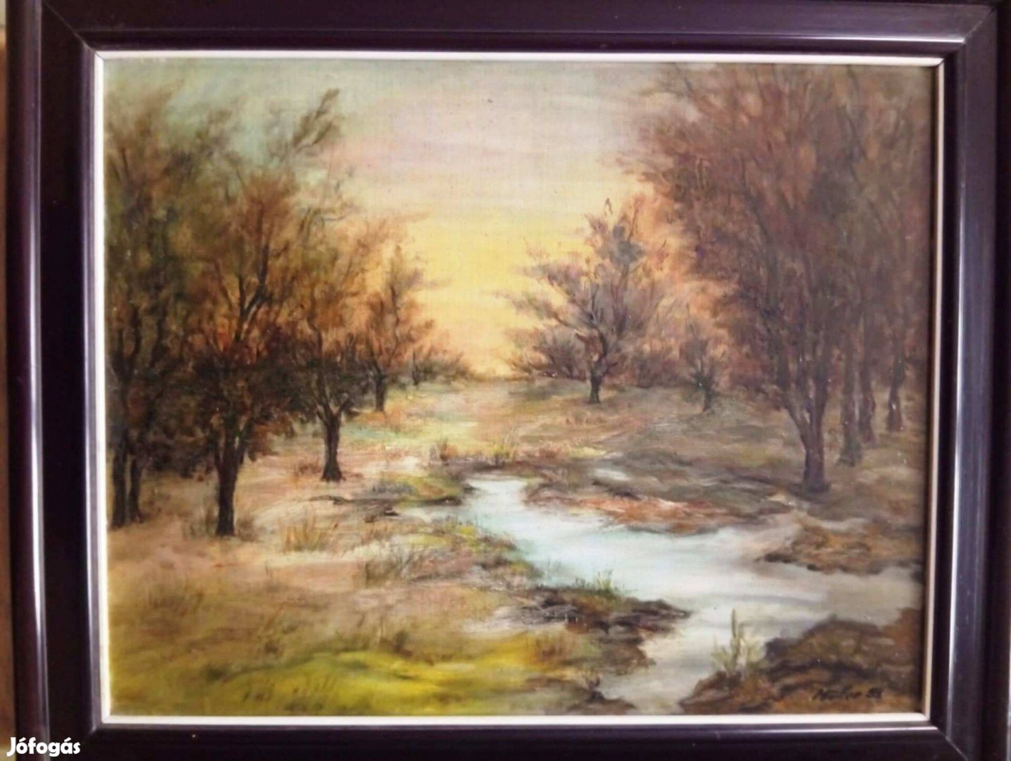 Tájkép Természet kép olajfestmény