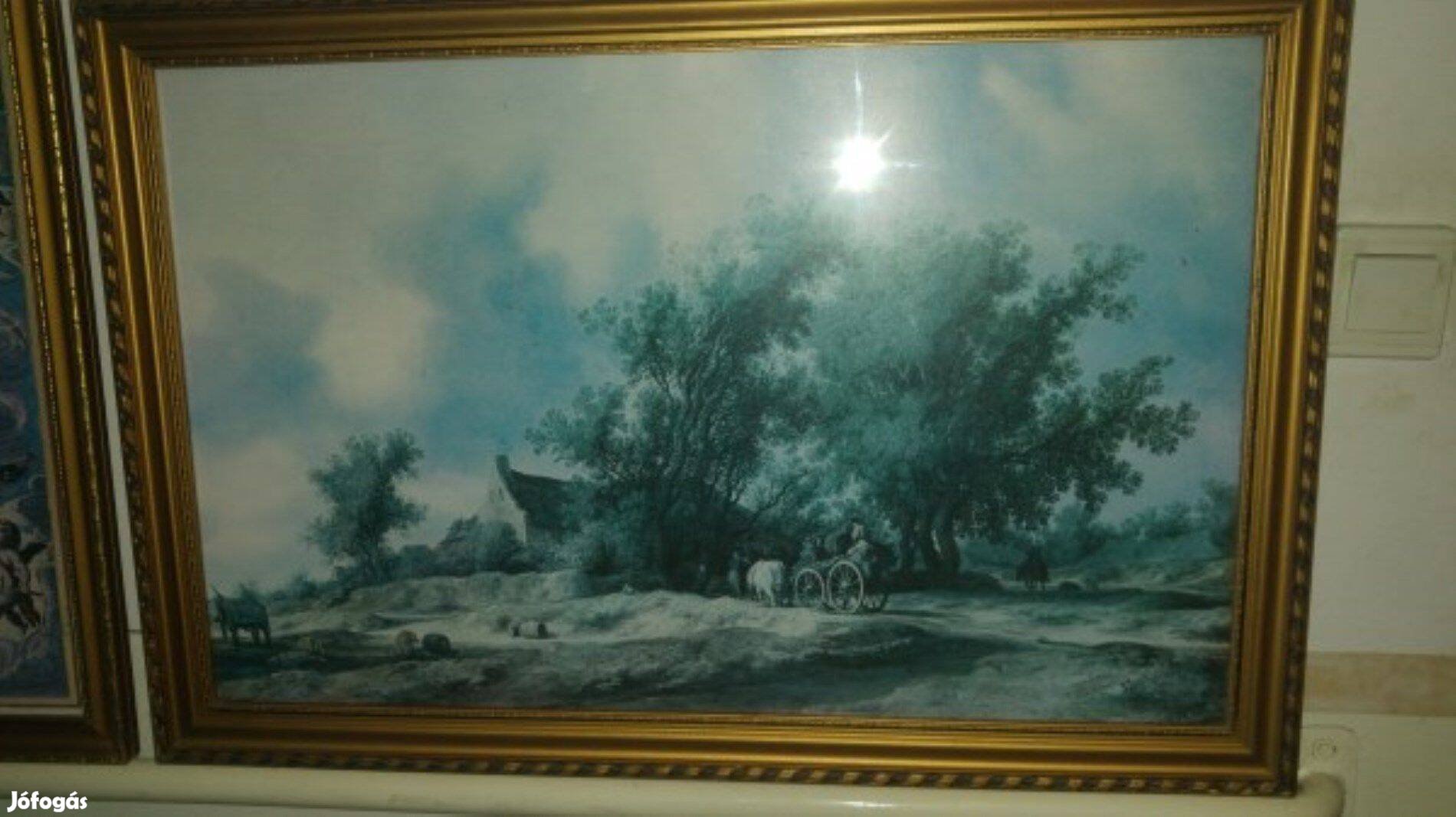 Tájkép, nem festmény 59x87cm kerettel