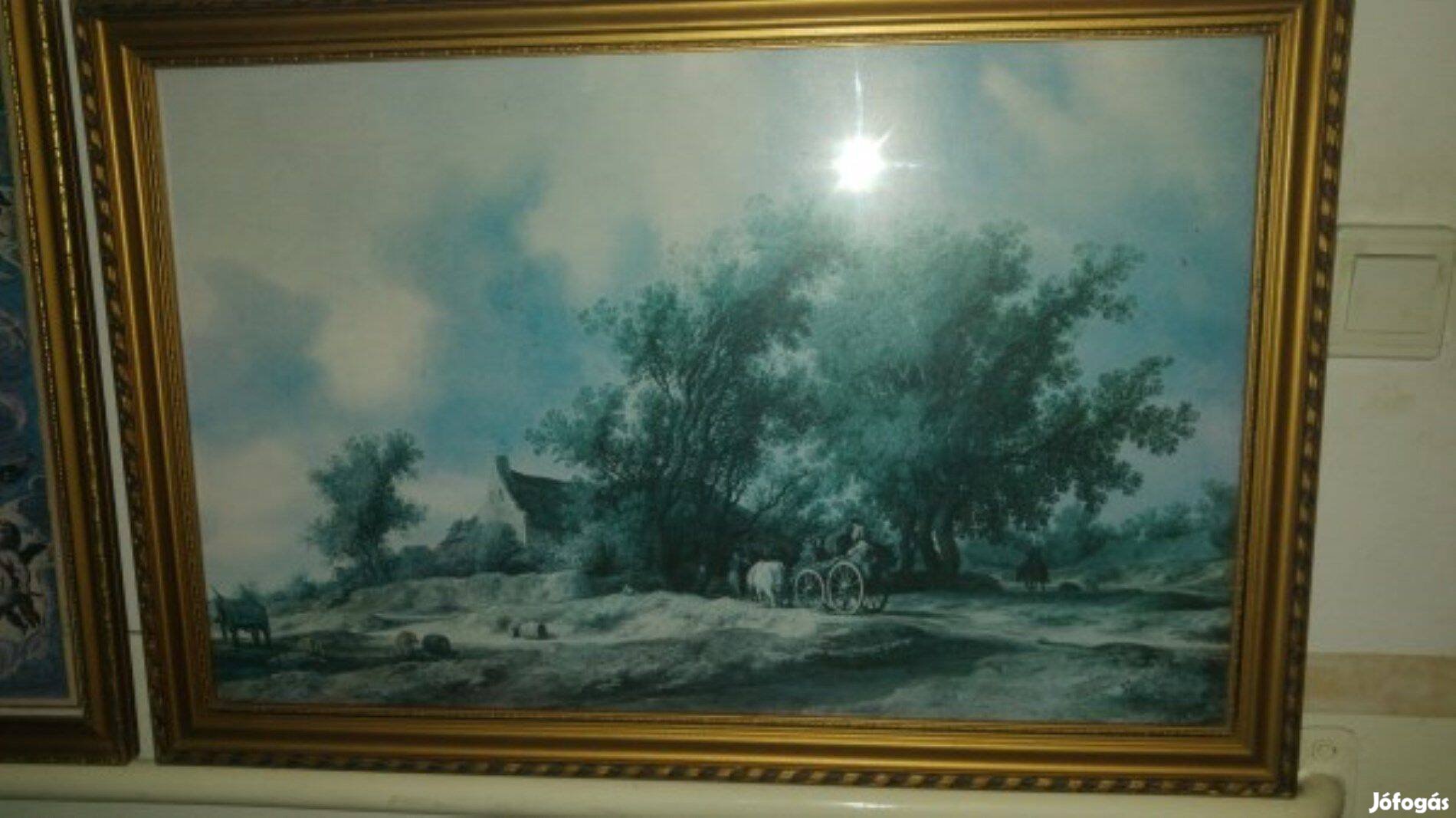 Tájkép, nem festmény 59x87cm kerettel