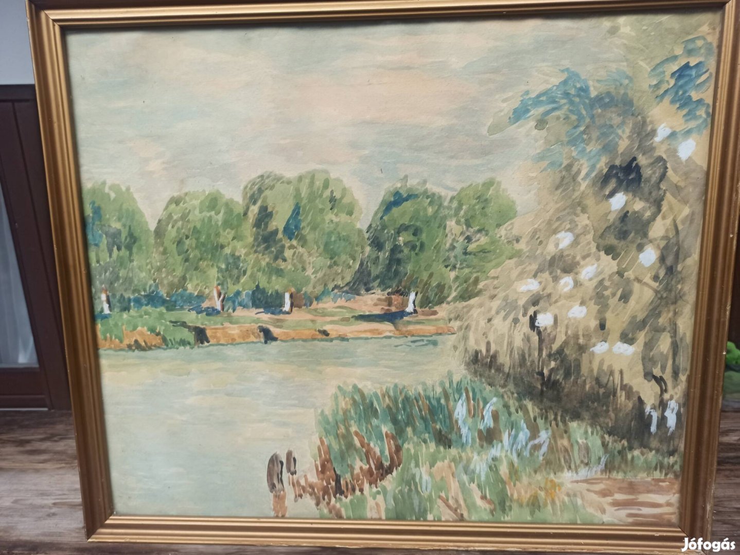 Tájkép festmény, kortárs, XX. században készült