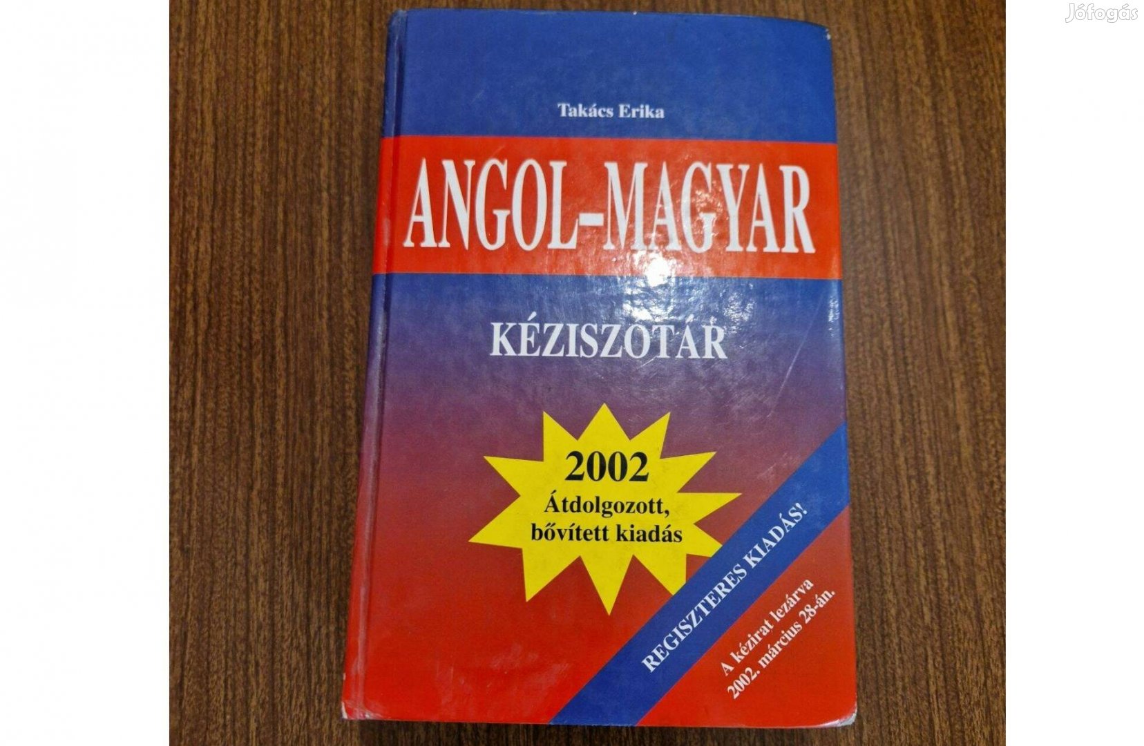 Takács Erika: Angol - Magyar kéziszótár (szótár)