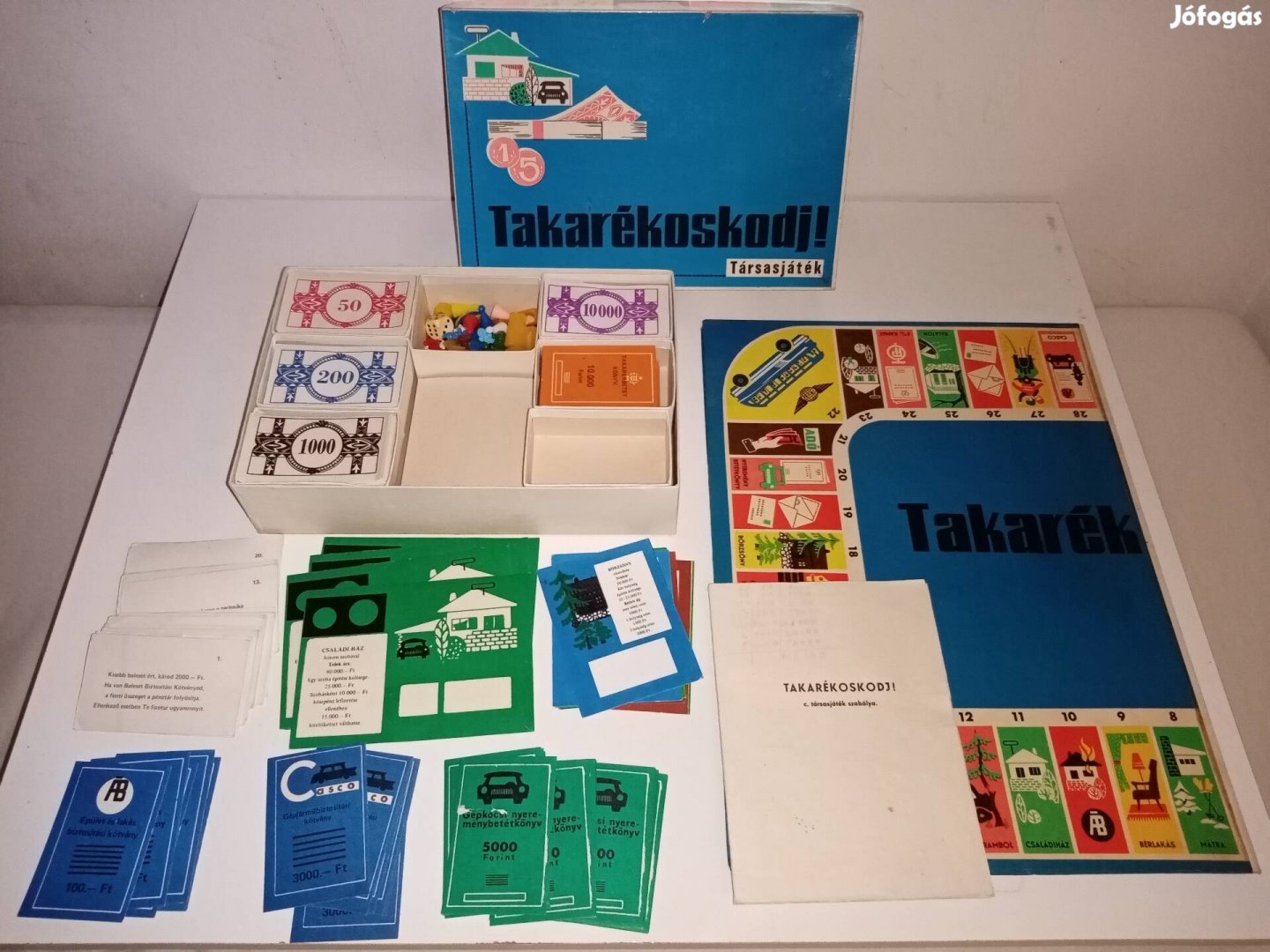 Takarékoskodj! retro társasjáték