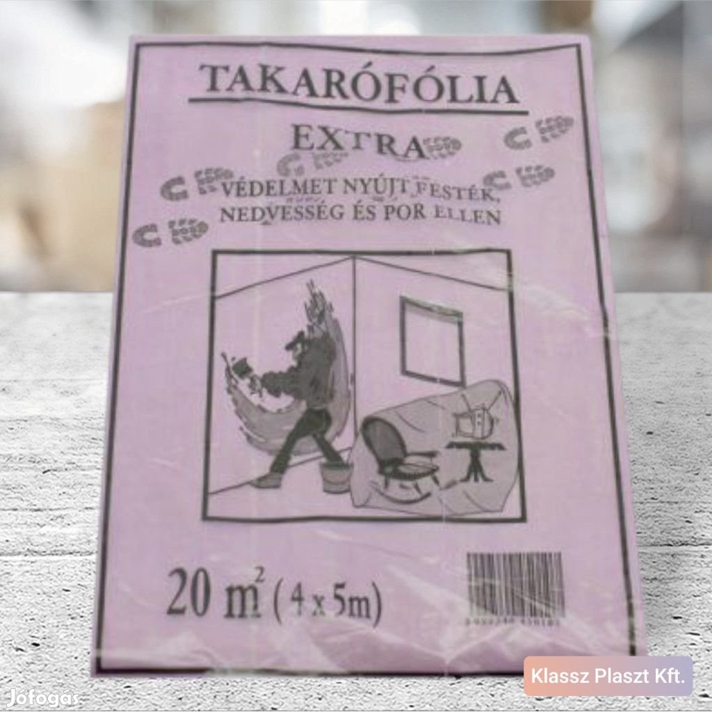 Takarófólia ,,EXTRA,, 4x5m