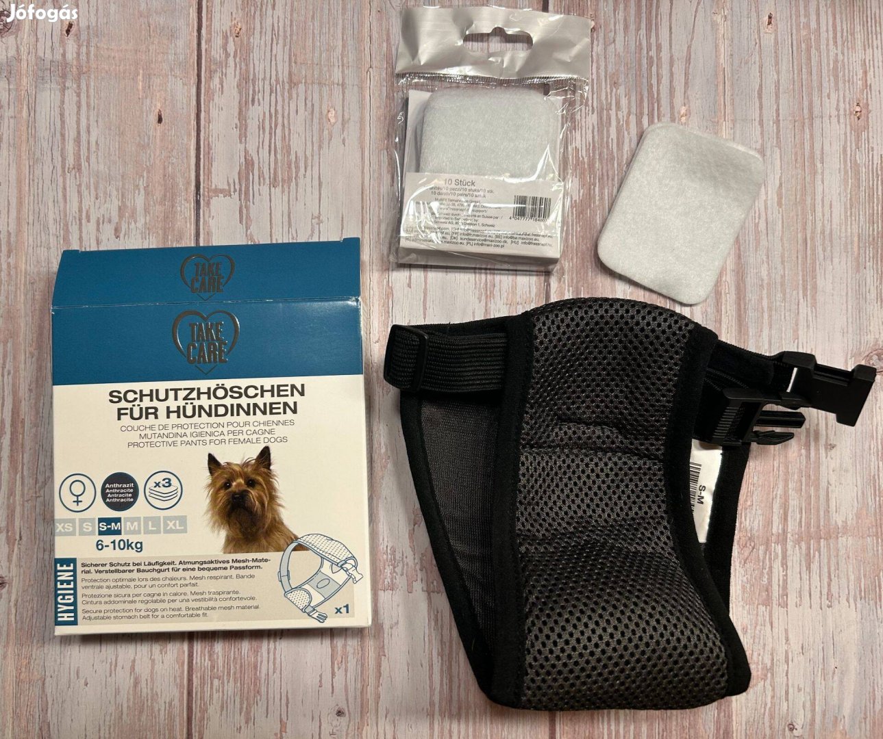 Take Care kutyabugyi betéttel S méretben