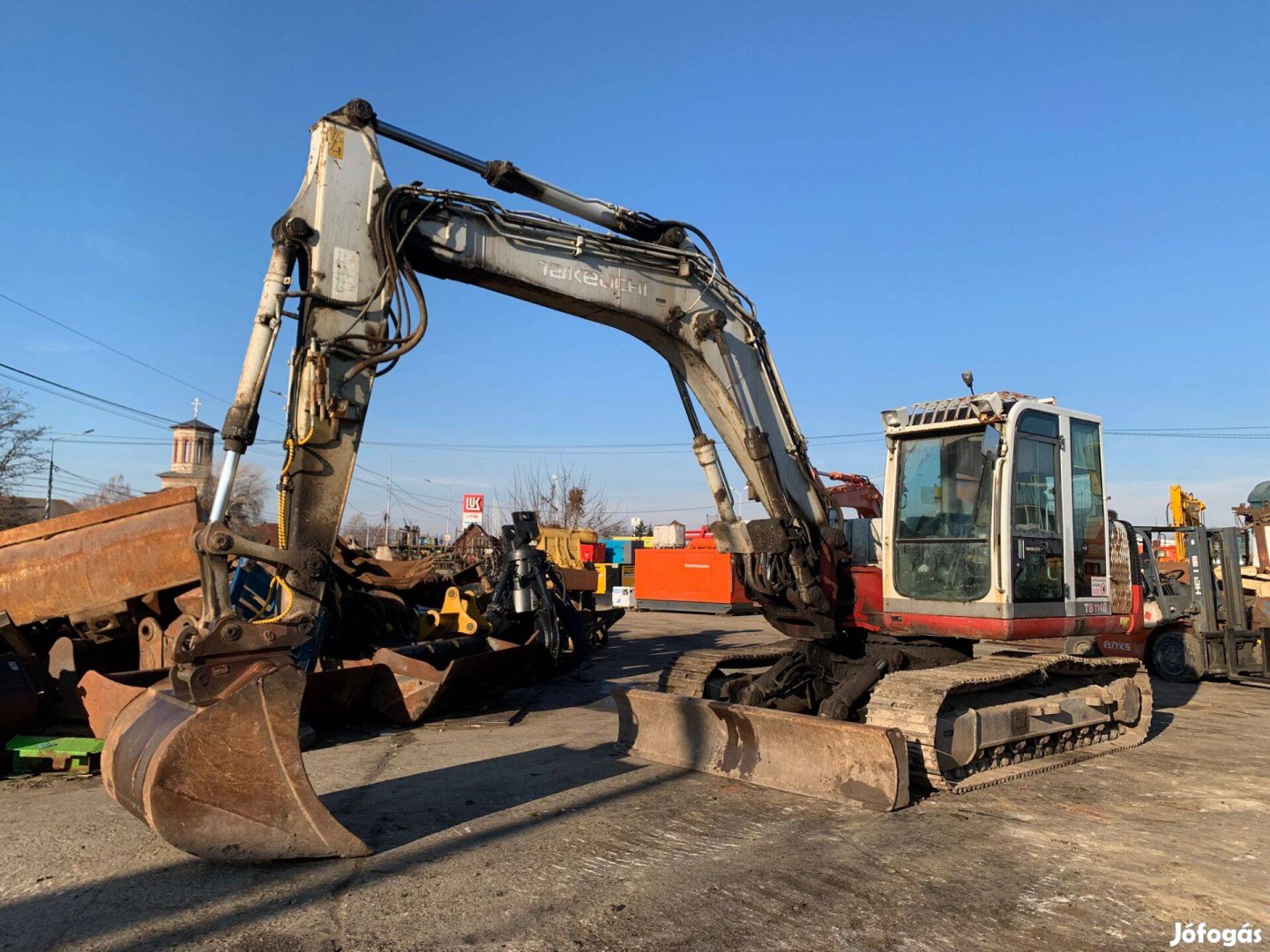 Takeuchi TB1140 lánctalpas kotró