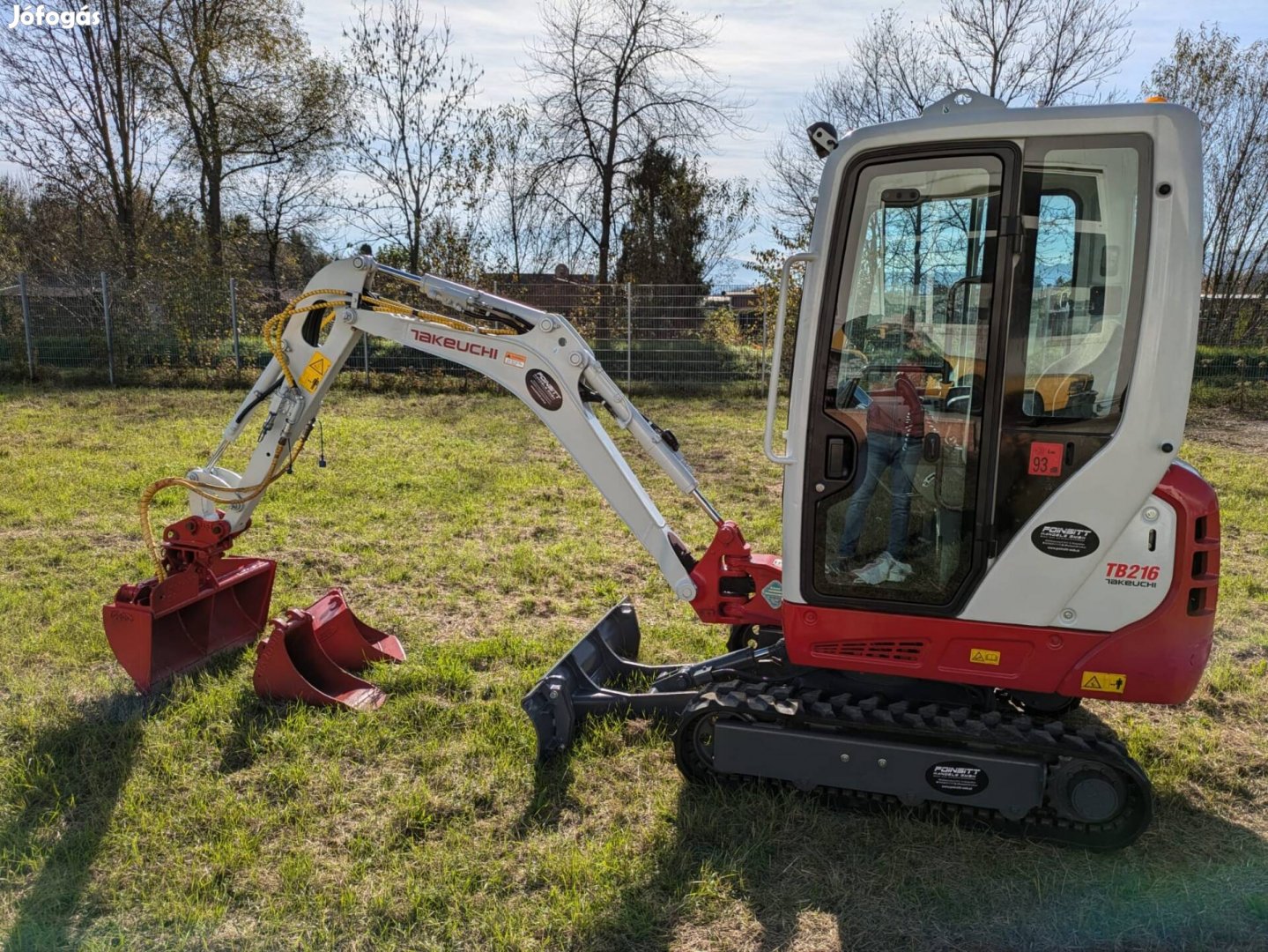 Takeuchi TB216 kotrógép 