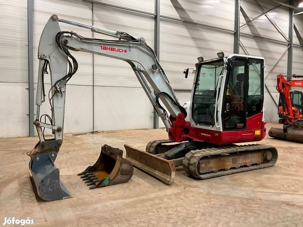 Takeuchi TB260 / 3550üó / 2db kanál / Lízing 20%-tól