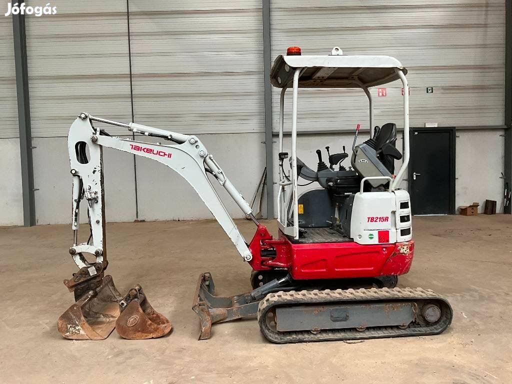 Takeuchi TB 215 R / 1.620 h üzemóra / Lízing 20%-tól