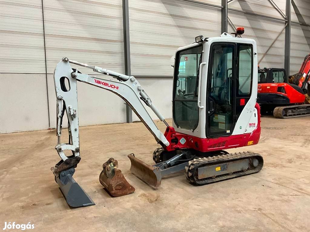 Takeuchi TB 216 Mini Kotró / 1.026 üzemóra / Lízing 20%-tól