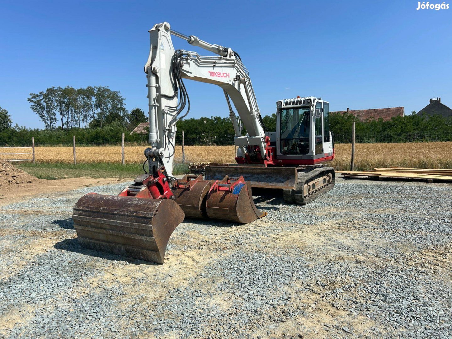 Takeuchi tb1140 gumilánctalpas kotró