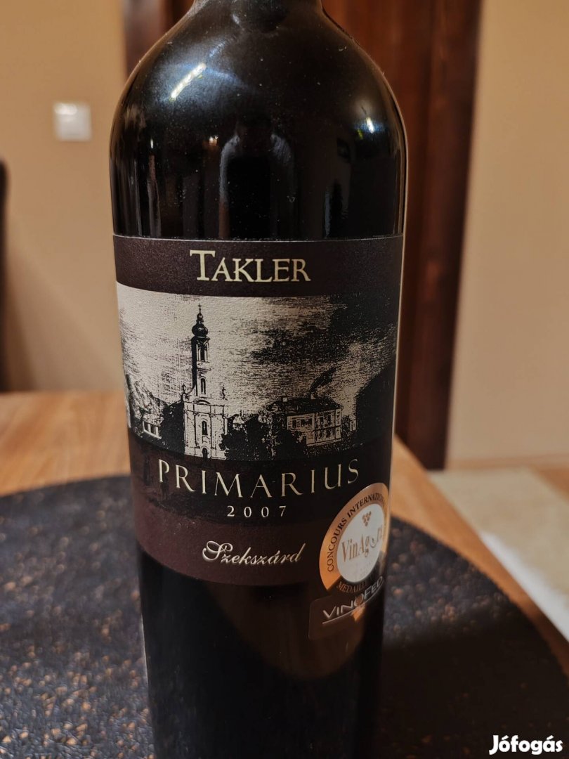 Takler Primarius 2007 Merlot 